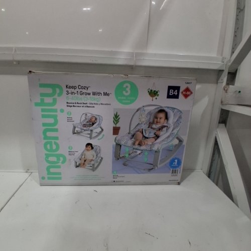 INGENUITY 3-IN-1 KEEP COZY GROW WITH ME VIBRATING BABY BOUNCER, ROCKER & CHAIR - 40LBS CAPACITY - MULTICOLOURED (MODEL: ‎12637) image 5