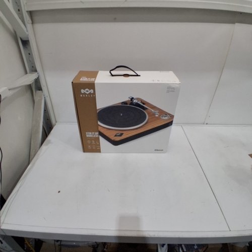 HOUSE OF MARLEY STIR IT UP BELT-DRIVEN WIRELESS BLUETOOTH TURNTABLE - NATURAL/SIGNATURE BLACK (MODEL: EM-JT002-SB) image 10