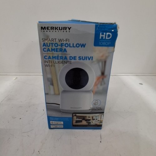 MERKURY INNOVATIONS SMART WI-FI AUTO-FOLLOW CAMERA - 1080P - WHITE image 5