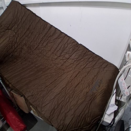 BIG OUTDOORSMAN 2 SELF-INFLATING RECTANGULAR SLEEPING PAD WITH REPAIR KIT - 82" X 30" X 2" - BROWN/BLACK (MODEL: 4126485) image 2