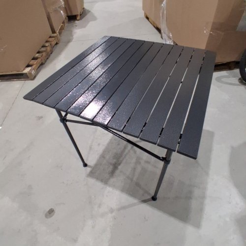 AMAZON BASICS TALL CAMPING TABLE - 27" X 27" X 27.5" - BLACK image 3