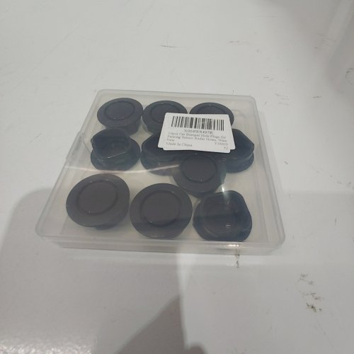 10PC CAR BUMPER HOLE PLUGS - BLACK image 2