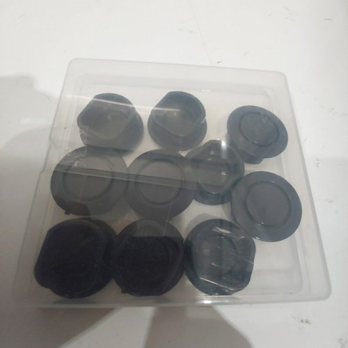 10PC CAR BUMPER HOLE PLUGS - BLACK image 3