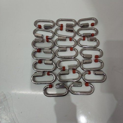 20PK QUICK LINK CONNECTORS - 9 MM - SILVER (ITEM: 22001028) image 3