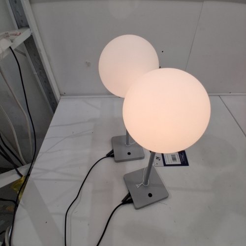 2PK JONATHAN Y ALLIE RECHARGEABLE CORDLESS LED LAMP - 17.5" - GREY (MODEL: JYL7167C-SET2) image 2