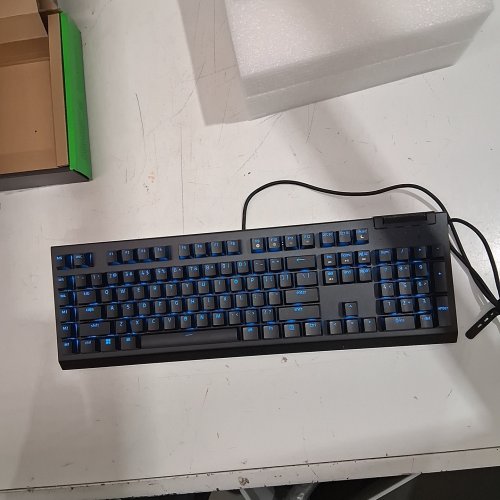 RAZER BLACKWIDOW V4 X MECHANICAL GAMING KEYBOARD, GREEN SWITCHES TACTILE & CLICKY - BLACK (MODEL: RZ03-04700200-R3U1) image 2