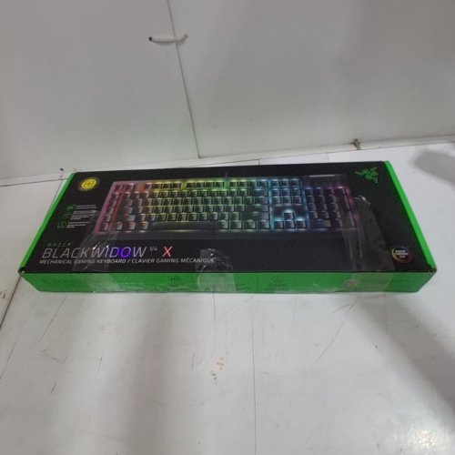 RAZER BLACKWIDOW V4 X MECHANICAL GAMING KEYBOARD, GREEN SWITCHES TACTILE & CLICKY - BLACK (MODEL: RZ03-04700200-R3U1) image 6