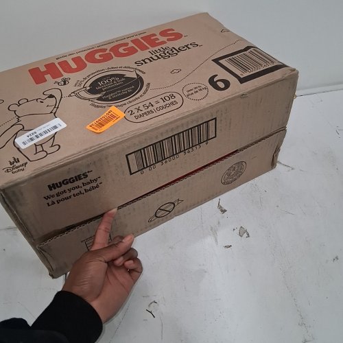 108PK HUGGIES LITTLE SNUGGLERS BABY DIAPERS - SIZE 6 - DISNEY (35LBS+) image 7