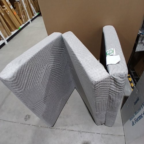 IULULU TRI FOLDING MATTRESS - 75" X 38" - TWIN XL - GREY image 3