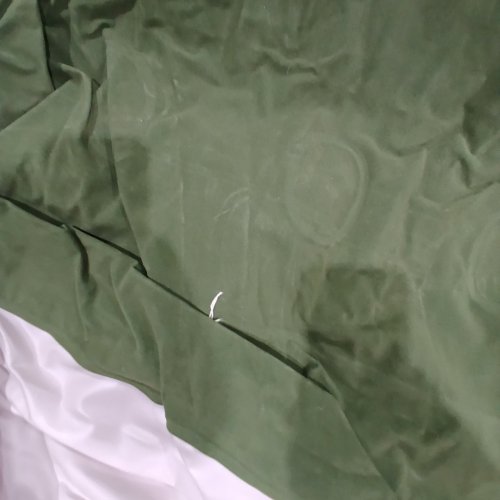 ZEARNA AIR MATTRESS WITH DOUBLE CHAMBERS AND BUILT IN PUMP - QUEEN - 80" X 60" X 13" - GREEN/GREY image 3