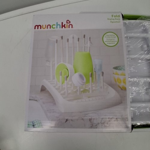 MUNCHKIN BOTTLE DRYING RACK - FOLDABLE - WHITE/GRAY (MODEL : MCKMK-1042) image 2