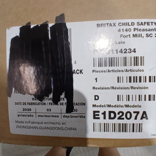 BRITAX ONE4LIFE SLIM CLICKTIGHT ALL-IN-ONE CONVERTIBLE CAR SEAT - 5LB TO 120LB - RAVEN BLACK (MODEL: E1D207A) image 2