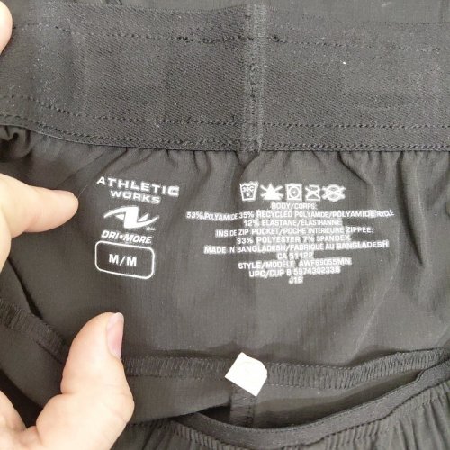 MENS ATHLETIC WORKS EXPLORER PANTS - MEDIUM - BLACK (STYLE: AWF69055MN) image 2