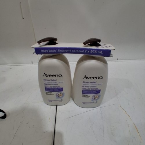 2PK AVEENO STRESS RELIEF BODY WASH - 975 ML/EACH - LAVENDE image 2