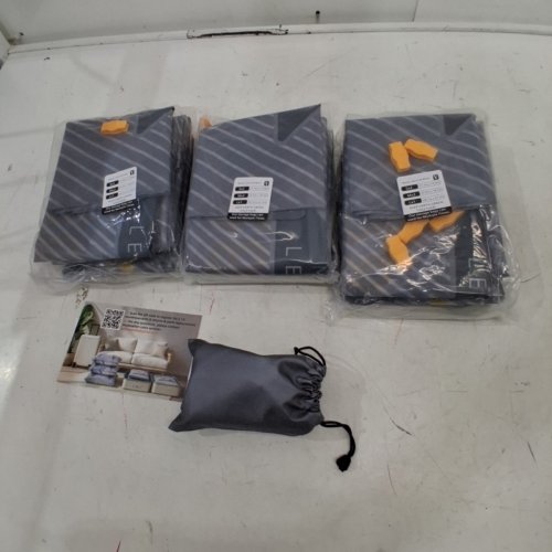 15PK VACUUM BAGS FOR TRAVEL WITH WIRELESS RECHARGEABLE PUMP - GREY/CLEAR image 4