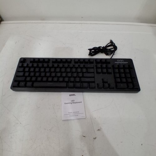 ONN 104 KEY LED GAMING KEYBOARD WITH RAINBOW BACK LIGHTING image 3