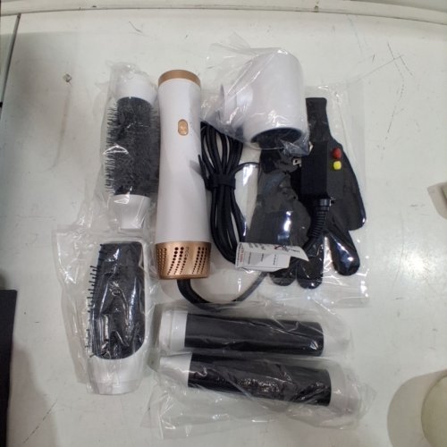 5-IN-1 ELECTRIC HAIR STYLER WITH ATTACHMENTS - WHITE (MODEL: WT-637) image 3