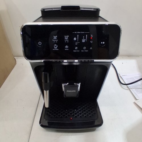 PHILIPS 2200 SERIES FULLY AUTOMATIC ESPRESSO/COFFEE MACHINE WITH BUILT-IN MILK FROTHER & GRINDER - BLACK (MODEL: EP2220/14) image 2