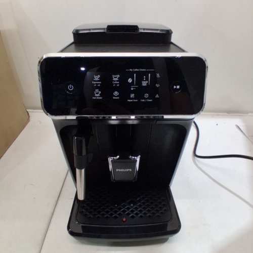 PHILIPS 2200 SERIES FULLY AUTOMATIC ESPRESSO/COFFEE MACHINE WITH BUILT-IN MILK FROTHER & GRINDER - BLACK (MODEL: EP2220/14) image 4