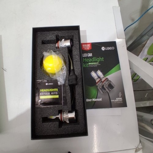RUBEO LED CAR HEADLIGHT BULBS - 18W, 6500 K - COOL WHITE (MODEL : H9) image 2