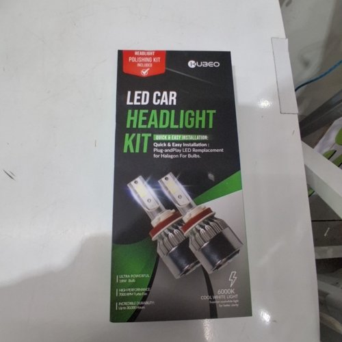 RUBEO LED CAR HEADLIGHT BULBS - 18W, 6500 K - COOL WHITE (MODEL : H9) image 3