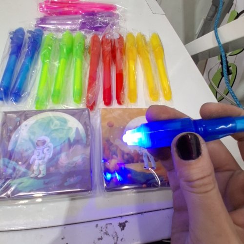 24PC INVISIBLE INK PENS AND BOOKLETS - ASSORTED COLOURS image 2
