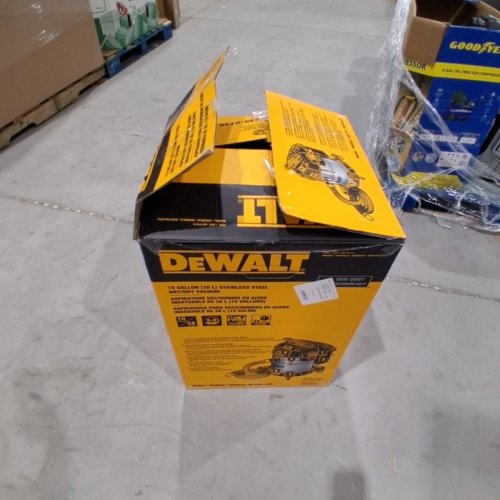 DEWALT STAINLESS STEEL WET/DRY VACUUM - 10GALLON - BLACK/CHROME (MODEL: DXV10SA) image 10