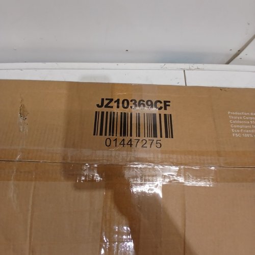 COSTWAY DESKTOP BOOKSHELF STORAGE HUTCH WITH 6 SHELVES - 37" X 33.5" X 9.5" - COFFEE BROWN (MODEL: JZ10369CF) image 7