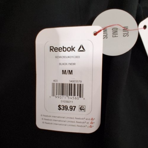 WOMEN'S REEBOK MOVE FULL ZIP JACKET - MEDIUM - BLACK (MODEL: RDW263JK01C003) image 3