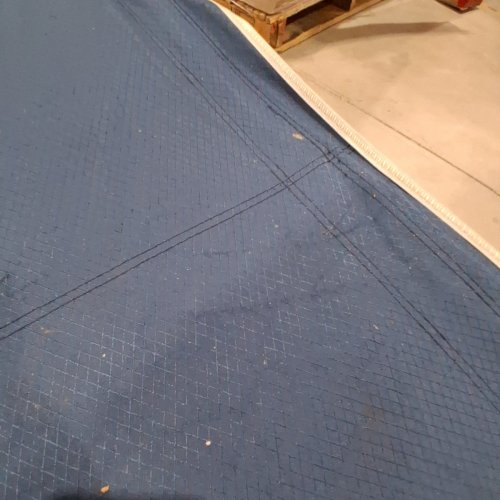 OVERMONT CAMPING COT - 75" X 28" - 550LBS CAP - BLUE image 3