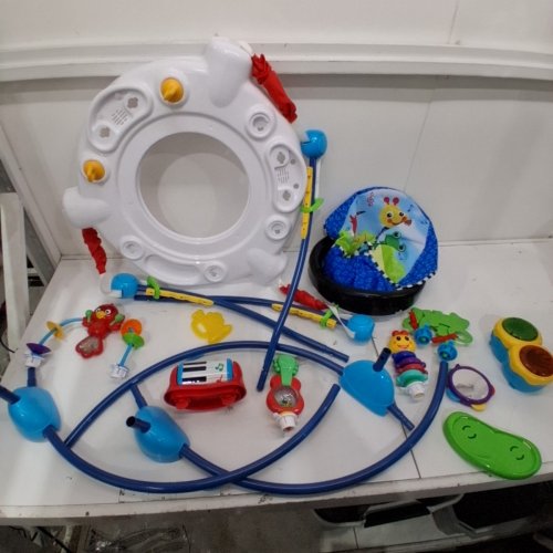 BABY EINSTEIN NEIGHBOURHOOD SYMPHONY MUSICAL ACTIVITY JUMPER WITH ACCESSORIES - 25LB MAX - MULTICOLOR - (MODEL: 0363) image 2
