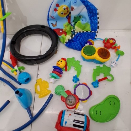 BABY EINSTEIN NEIGHBOURHOOD SYMPHONY MUSICAL ACTIVITY JUMPER WITH ACCESSORIES - 25LB MAX - MULTICOLOR - (MODEL: 0363) image 3