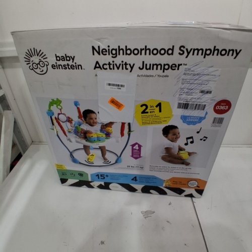 BABY EINSTEIN NEIGHBOURHOOD SYMPHONY MUSICAL ACTIVITY JUMPER WITH ACCESSORIES - 25LB MAX - MULTICOLOR - (MODEL: 0363) image 4