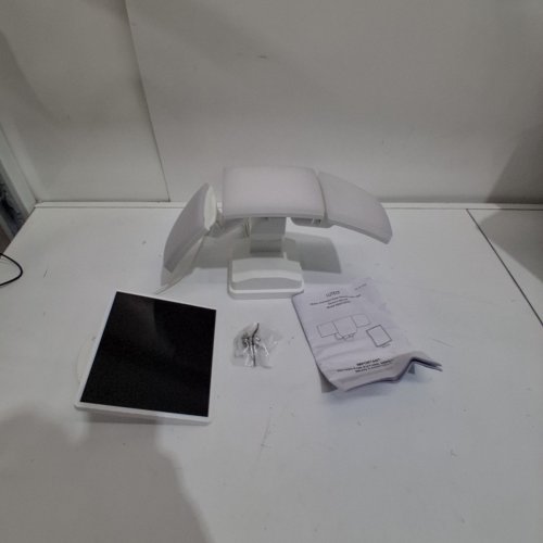 LUTEC MOTION ACTIVATED SOLAR SECURITY LED FLOOD LIGHT - 5000K - 3000LM - WHITE (MODEL: 1937995) image 2
