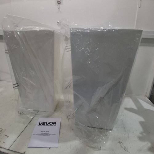2PK VEVOR TALL SQAURE PLANTER -22"- WHITE image 2