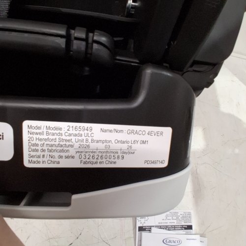 GRACO 4EVER 4-IN-1 CAR SEAT WITH RAPID REMOVE COVER IN LOFTON (MODEL:2165949) image 2