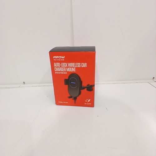 MPOW - AUTO-LOCK WIRELESS CAR CHARGER MOUNT - 10W/7.5W/5W - BLACK (MODEL:CA148A) image 2