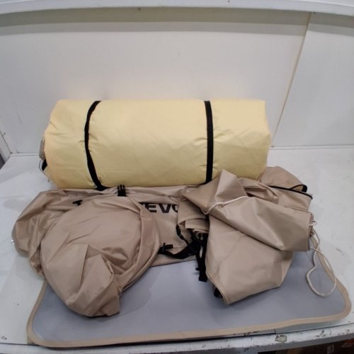 CANVAS BELL YURT TENT WITH STOVE JACK - 4-PERSON 9.8FT - BEIGE (MODEL: ZJTM1009 / FBZXZP3MMGBZ2X4C2V0) image 2