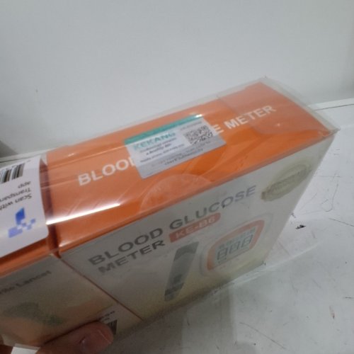 DIABETES BLOOD GLUCOSE MONITOR KIT - WHITE/ORANGE (MODEL:KE-B6) image 3