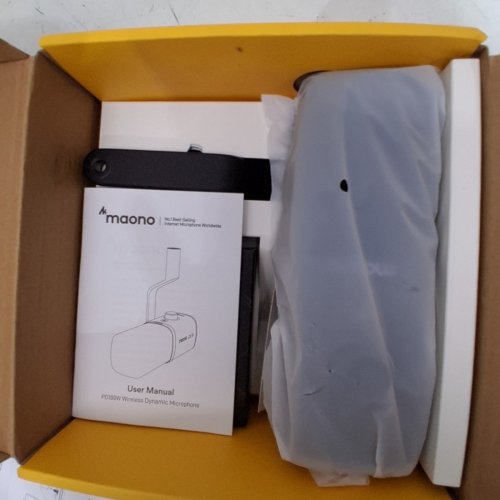 MAONO WIRELESS DYNAMIC MICROPHONE - BLACK (MODEL: PD100W) image 4