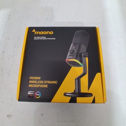 MAONO WIRELESS DYNAMIC MICROPHONE - BLACK (MODEL: PD100W) image 5