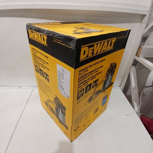DEWALT WET/DRY VACUUM WITH CRUSH-RESISTANT HOSE AND ACCESSORY KIT - 8-GALLON (30 L) - STAINLESS STEEL (MODEL: DXV08SA) image 2