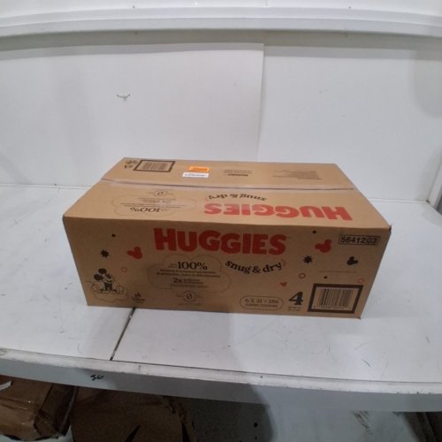 186PK HUGGIES SNUG AND DRY DIAPERS - SIZE 4 (22-37LB) - DISNEY MICKEY MOUSE (MODEL: 56412) image 2