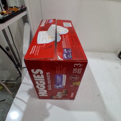 136PK HUGGIES LITTLE MOVERS BABY DIAPERS - SIZE 3 image 3