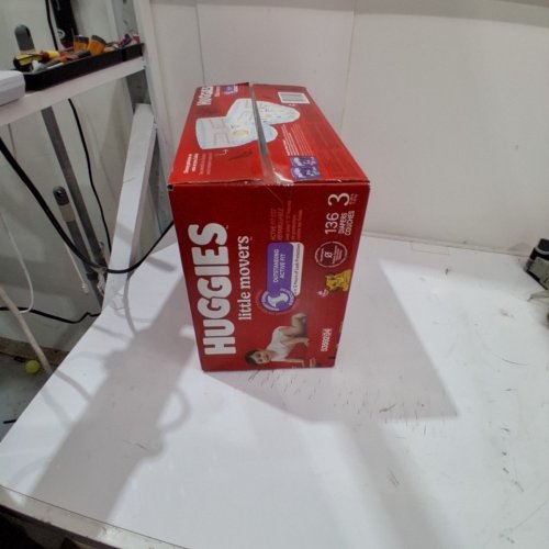 136PK HUGGIES LITTLE MOVERS BABY DIAPERS - SIZE 3 image 4