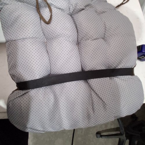 3PK TUFTED OUTDOOR FURNITURE CUSHIONS - 3FT X 17" - DARK BORWN image 5