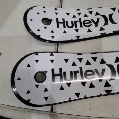 4PC KIDS HURLEY SNOW WHIZ BEGINNER SKI SET - BLACK/WHITE (MODEL:190501D) image 3