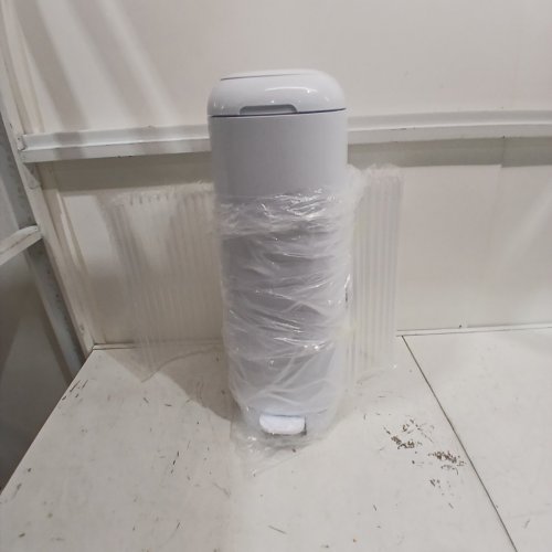 DIAPER GENIE PLATINUM DIAPER STAINLESS STEEL DIAPER PAIL - WHITE image 2