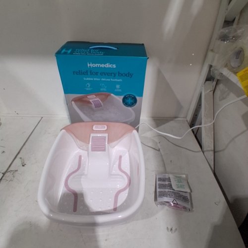 HOMEDICS BUBBLE BLISS FOOT SPA PINK image 3