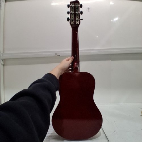 CB SKY JUNIOR BEGINNERS WOOD ACOUSTIC GUITAR - 30" - NATURAL WOOD image 3